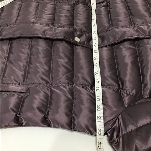 UTEX Canada Down Puffer Coat Faux Fur Trimmed Hoodie Size Large - Picture 13 of 16